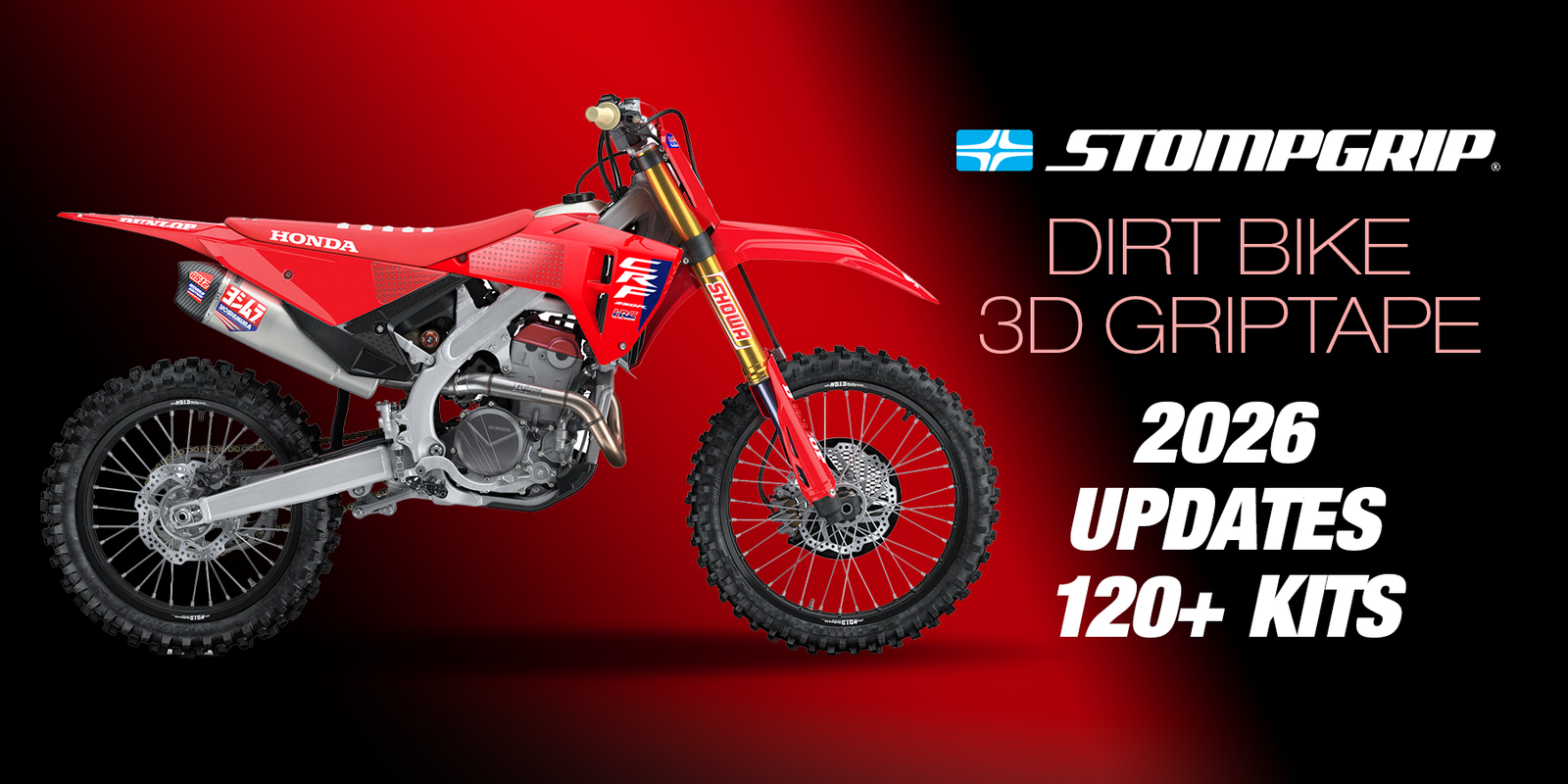 Dirt Bike 3D Griptape Release - Updated 2026 Models