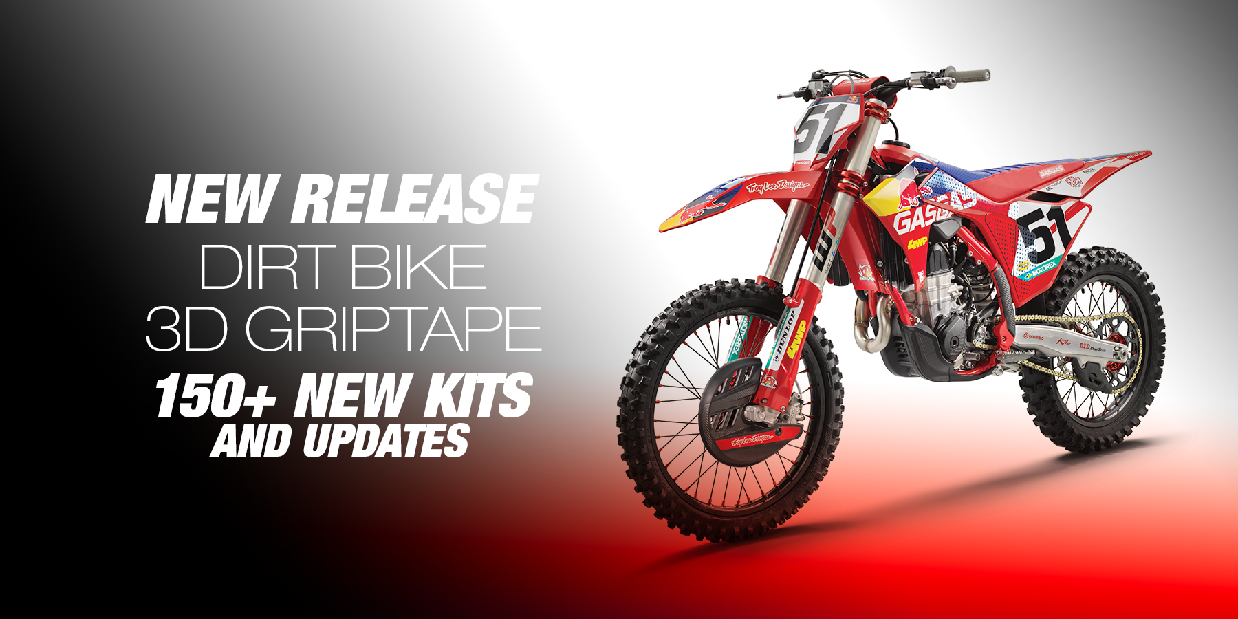Dirt Bike 3D Griptape Release - March 2024