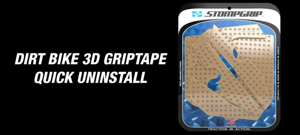 How to Remove Dirt Bike 3D Griptape the Right Way