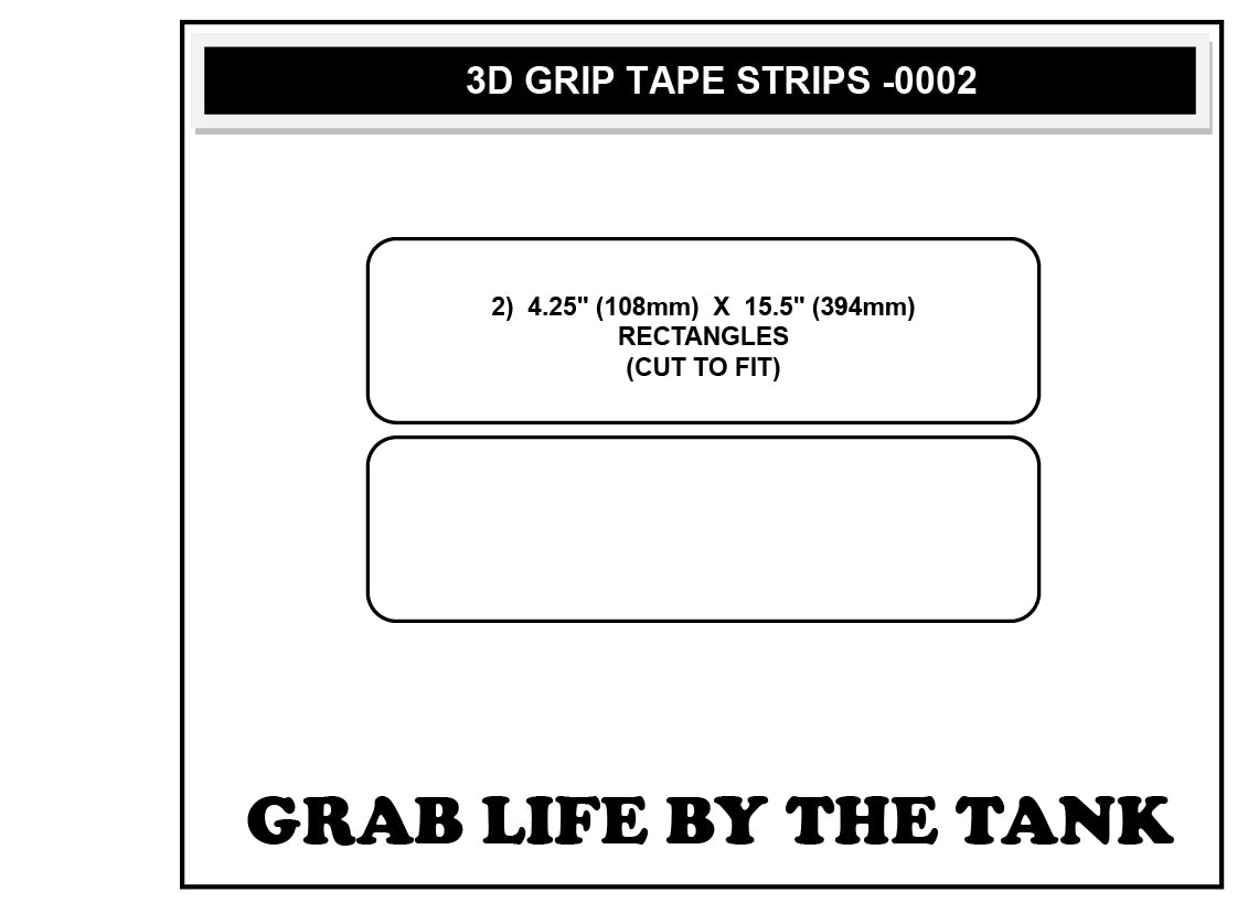 Stompgrip - All-Purpose 3D Griptape: Strips (0002)