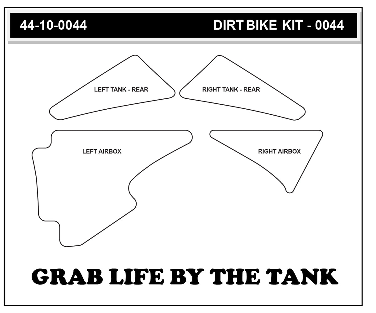 KTM 125/200/250/300/450/525 EXC 03 Dirt Bike 3D Griptape Kit (0044)