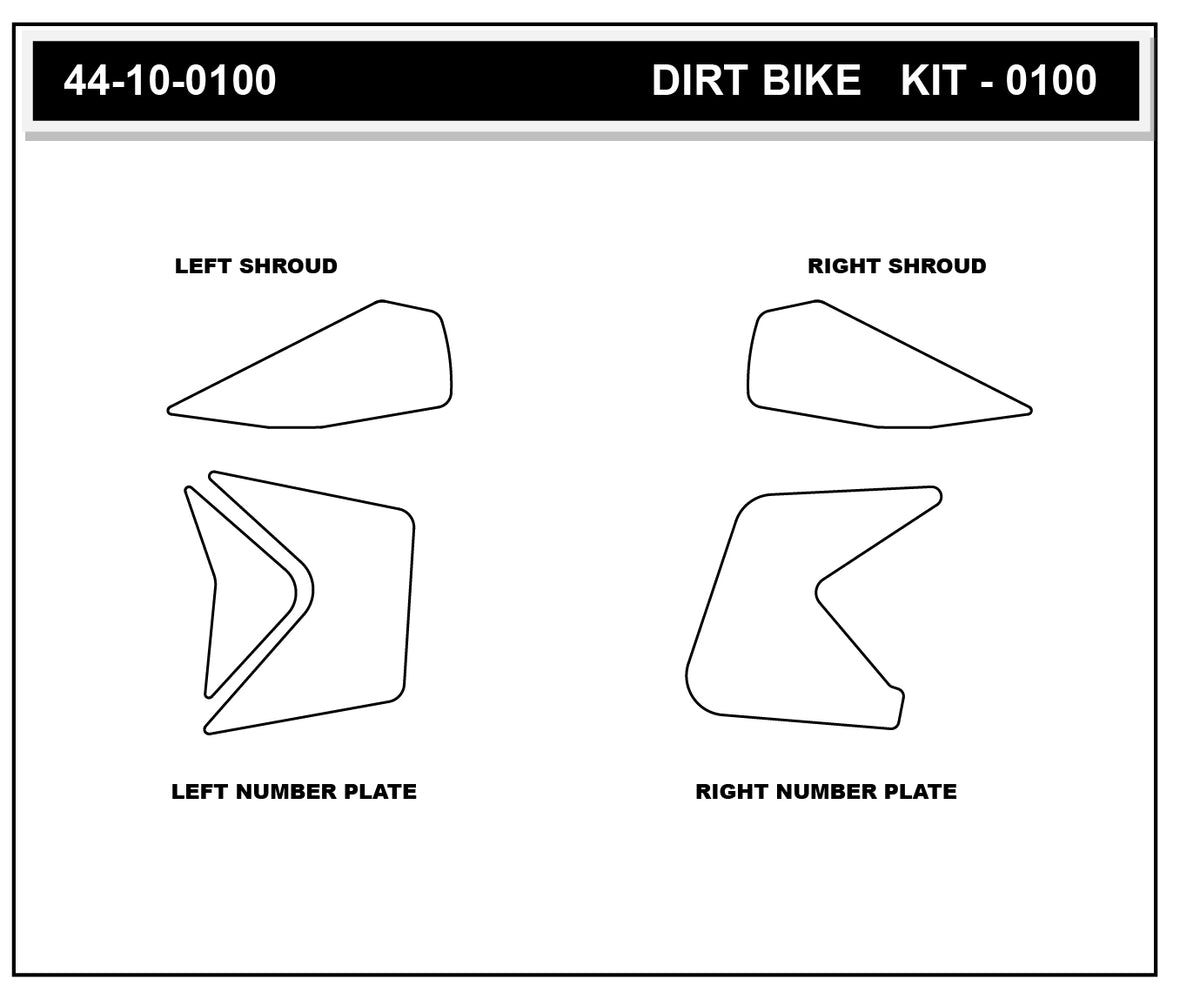 Stompgrip - KTM 85 SX 2025 Dirt Bike 3D Griptape Kit (0100)