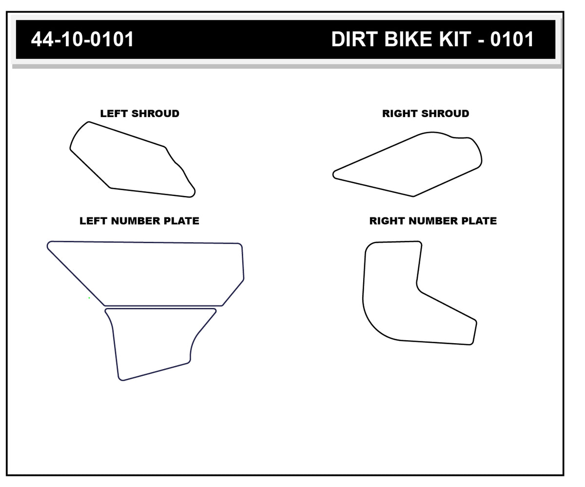 Stompgrip - HUSQVARNA TC 85 2025 Dirt Bike 3D Griptape Kit (0101)