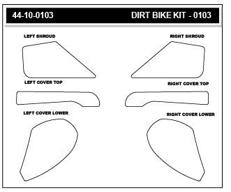 Stompgrip - STARK FUTURE VARG 22-25 Dirt Bike 3D Griptape Kit (0103)