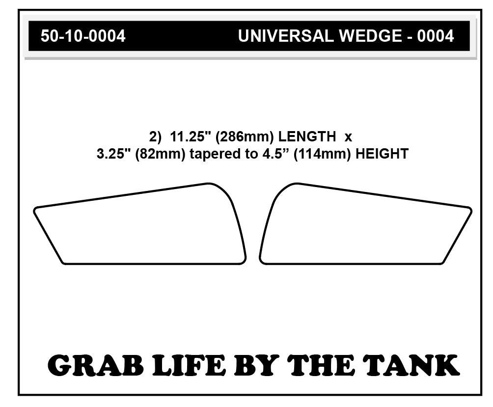 Universal Street Bike: Wedge Tank Grips (0004)