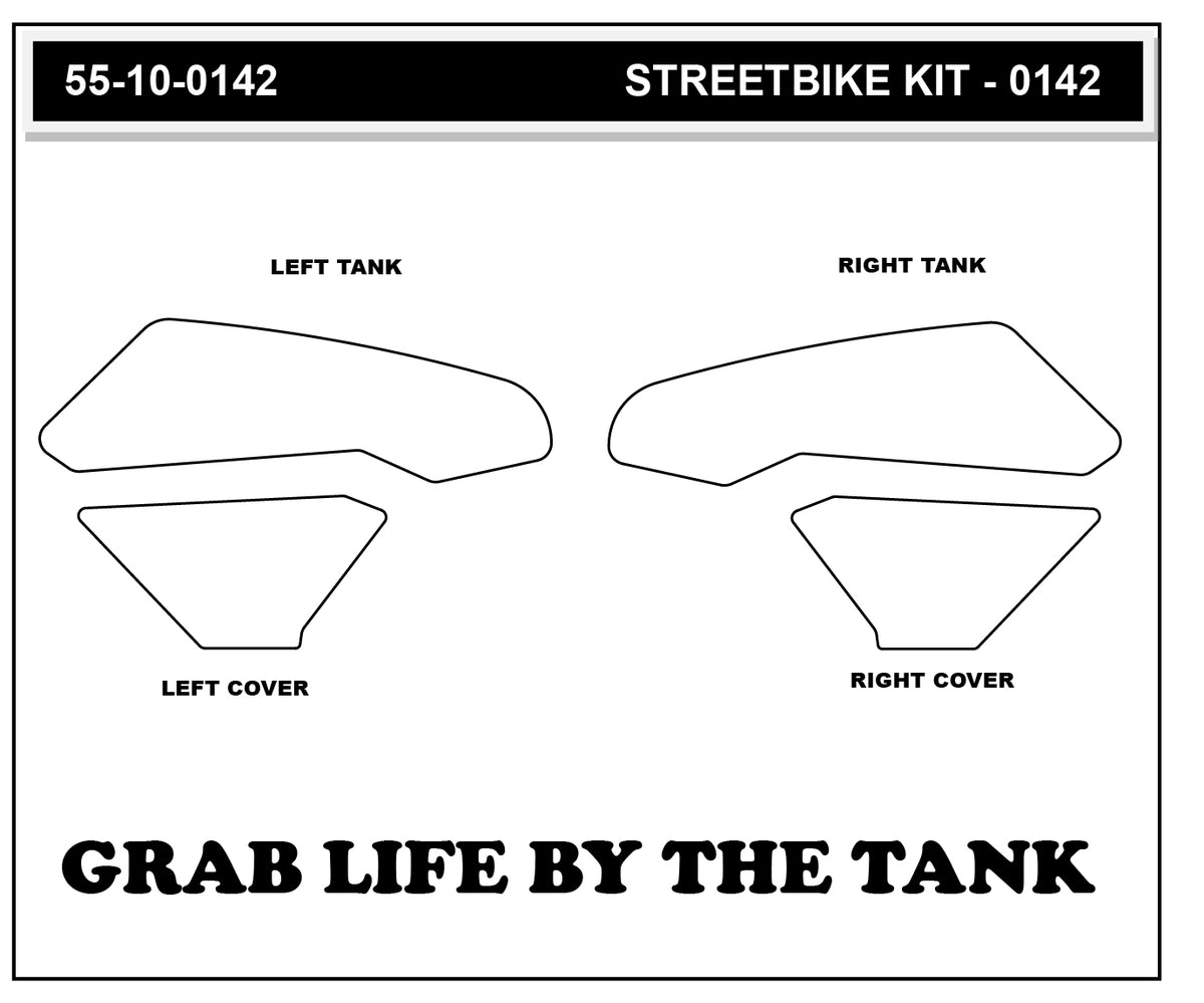 Stompgrip - Honda CBR1000RR 17-24 Tank Grips (0142)