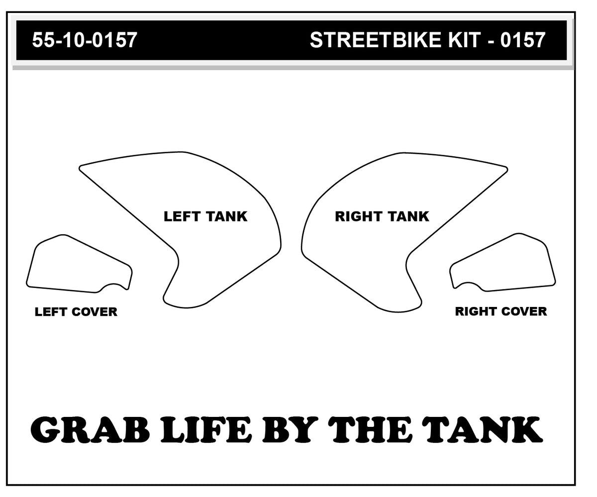 Stompgrip - Yamaha MT-07 18-21 Tank Grips (0157)