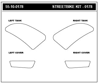Stompgrip - Kawasaki Ninja 1000 SX / Z1000SX 20-25 Tank Grips (0178)