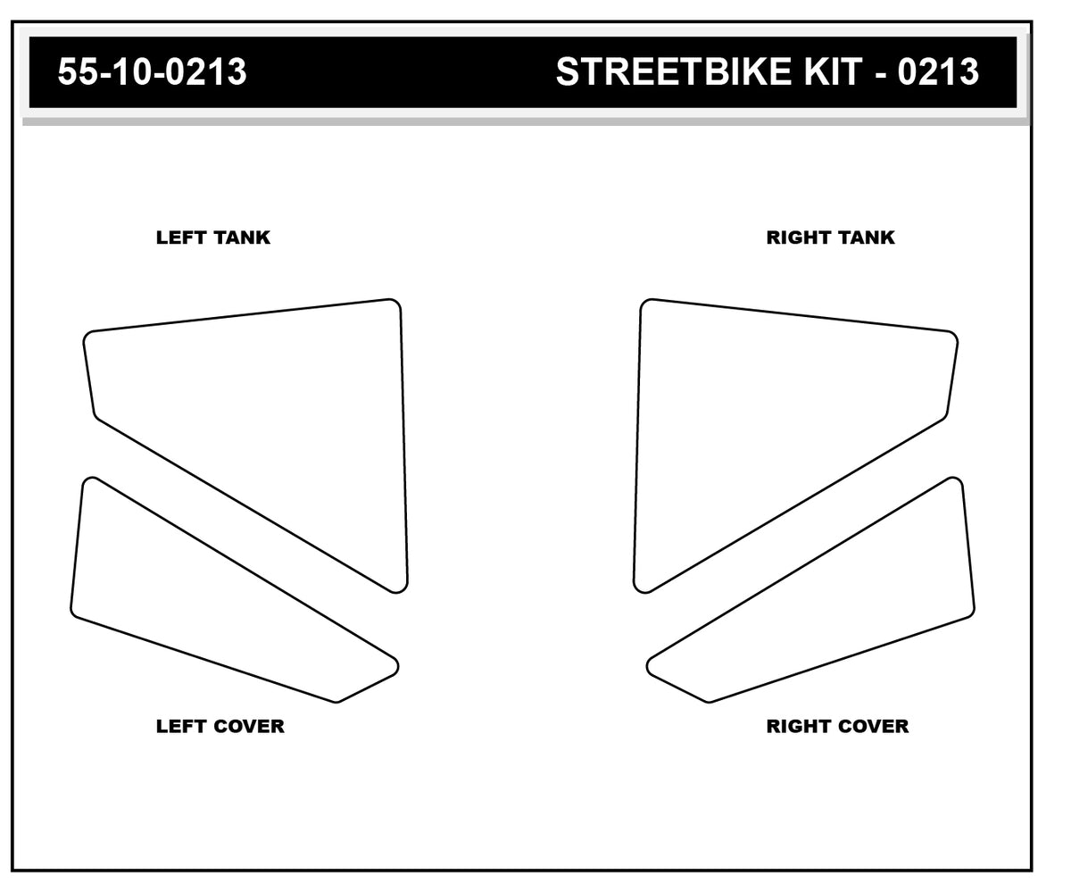 Stompgrip - KTM 1390 SUPER DUKE R EVO 24-25 Tank Grips (0213)