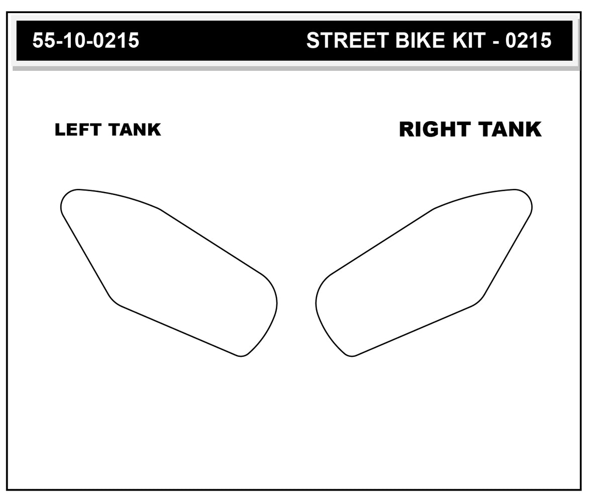 Stompgrip - Aprilia RS 457 24-25 Tank Grips (0215)