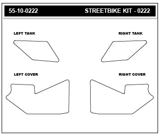 Stompgrip - YAMAHA TENERE 700 2025-26 Tank Grips (0222)