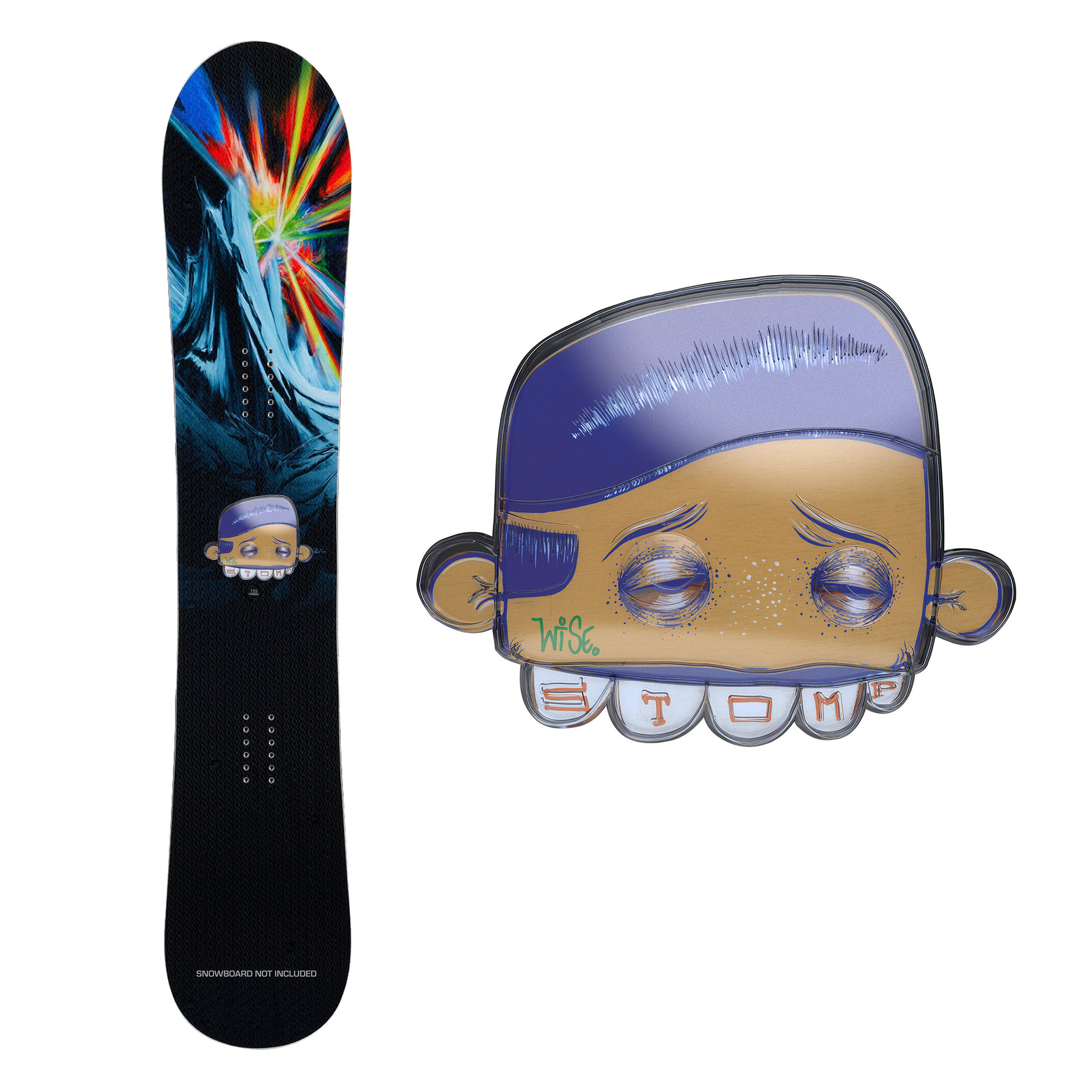 Stomp Pad Per Snowboard – 18 Pezzi Antiscivolo Con Tacchetti Piramidali, Adesivo Forte
