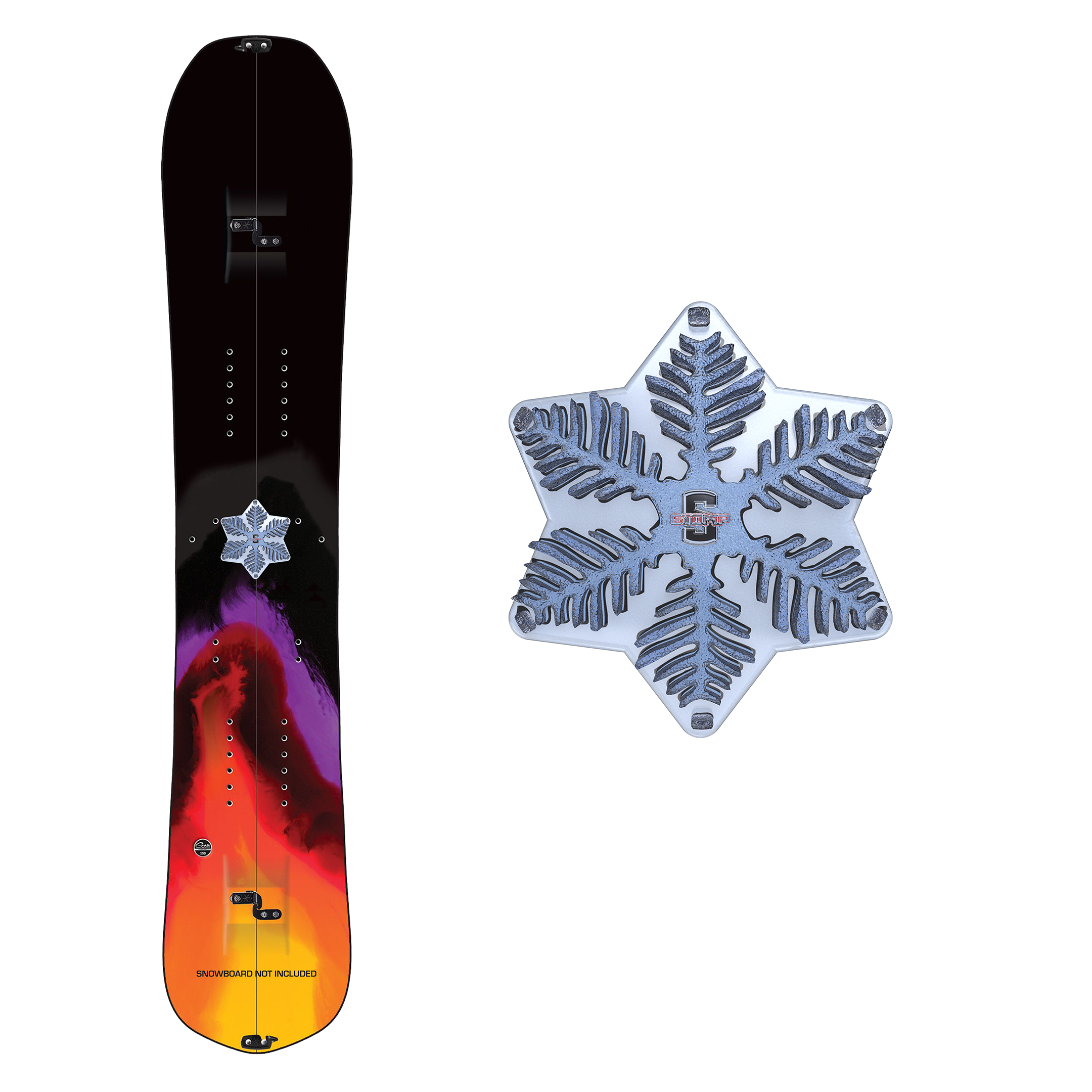 Snowboard Ski Stomp Pad, Clear Snowflake PVC Anti-Slip Grip for Outdoor  Sports