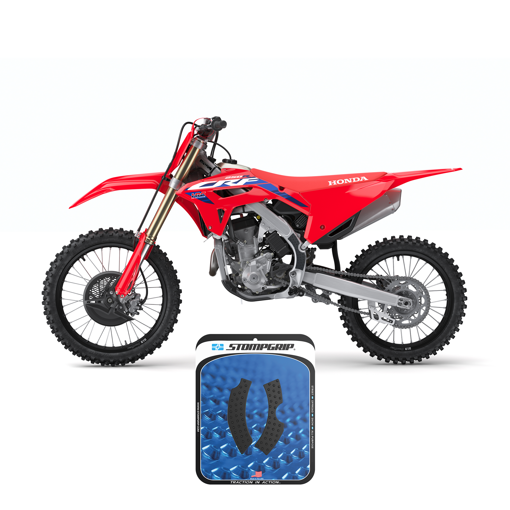 Stompgrip - Honda CRF250R/RX 22-26 Dirt Bike Frame Grips (0001-1) Stompgrip - Honda CRF250R/RX 22-26 Dirt Bike Frame Grips (0001-1)