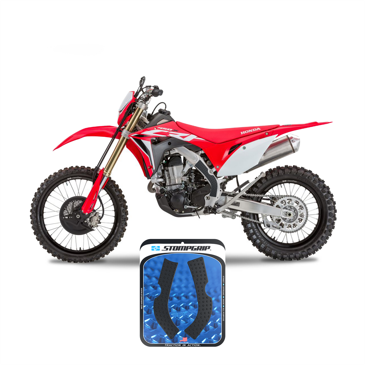 Honda CRF450X/RL 19-23 Dirt Bike Frame Grips (0002-1)