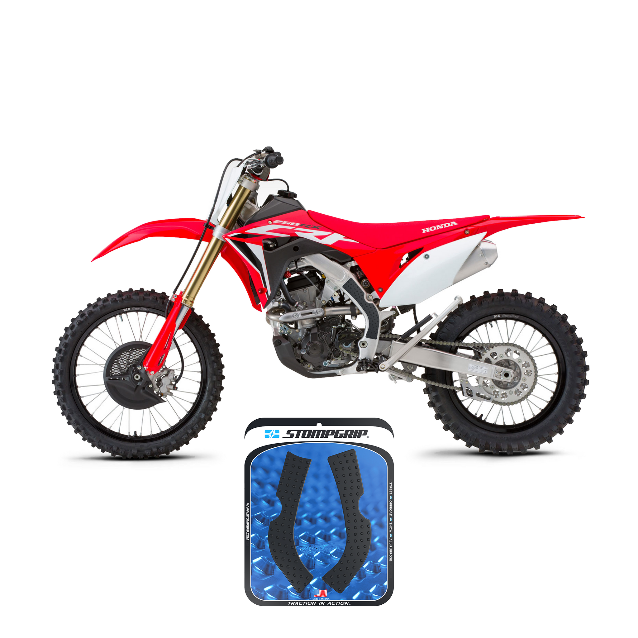 Stompgrip Honda CRF250R RX 18 21 Dirt Bike Frame Grips 0002 2