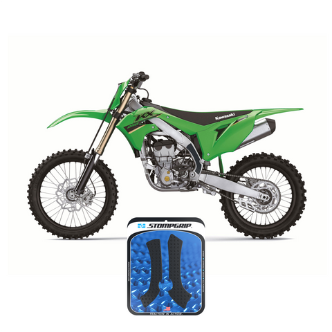 【希少良品】Kawasaki KDX260 26インチ アルミフレーム 21速 Stompgrip - Kawasaki KX 250/X/XC 21-23 Dirt Bike Frame Grips (0003-1)
