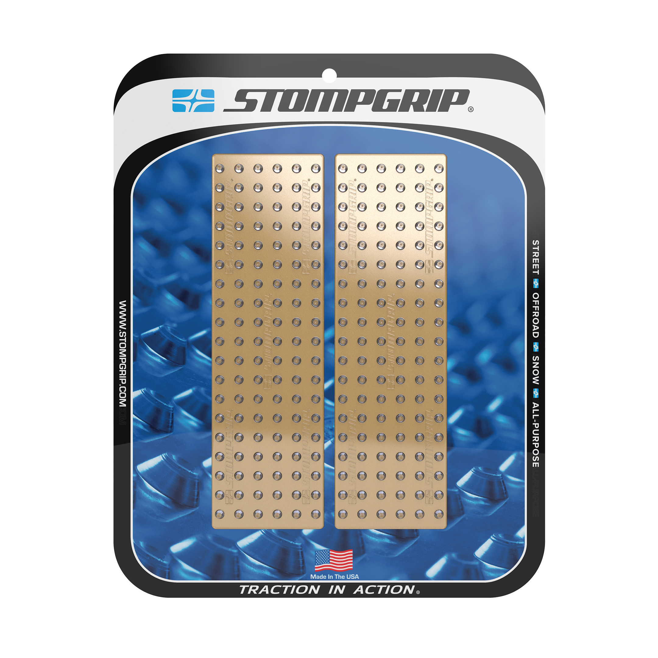 Universal Dirt Bike 3D Griptape - Shroud - (Rectangles) Volcano
