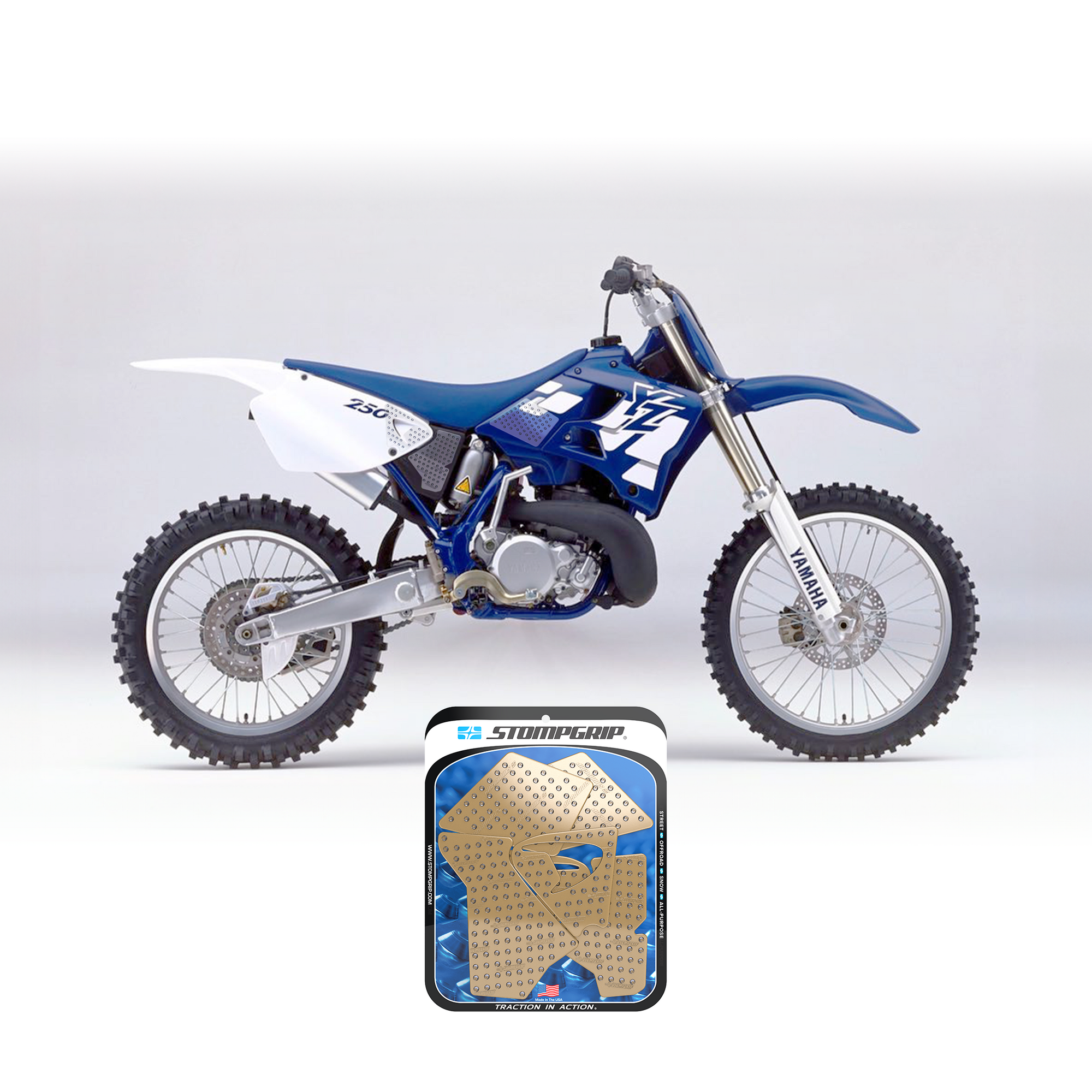 Yamaha YZ125/250 96-01 Dirt Bike 3D Griptape Kit (0004)