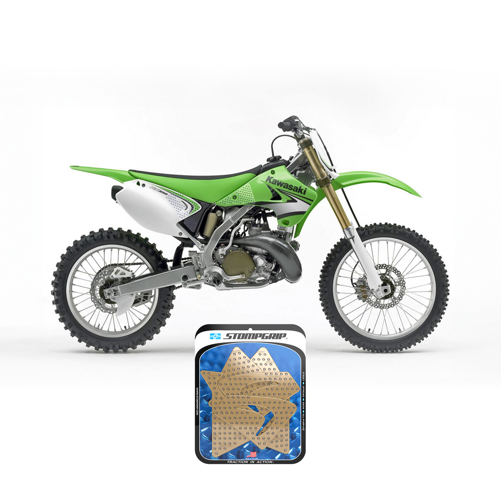 Stompgrip - Kawasaki KX 125/250 03-07 Dirt Bike 3D Griptape Kit (0025) Stompgrip - Kawasaki KX 125/250 03-07 Dirt Bike 3D Griptape Kit (0025)