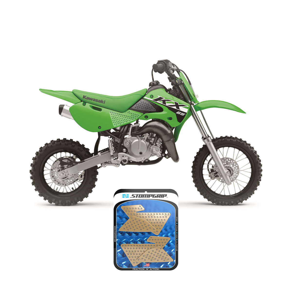 Kawasaki KX 65 00-23 Dirt Bike 3D Griptape Kit (0028-1)