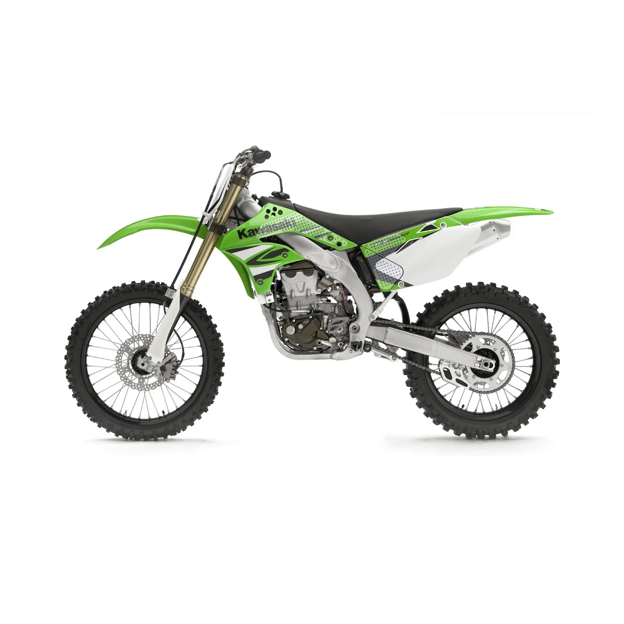 Stompgrip - Kawasaki KX 250F/450F 06-08 Dirt Bike 3D Griptape Kit (003 Stompgrip - Kawasaki KX 250F/450F 06-08 Dirt Bike 3D Griptape Kit (003