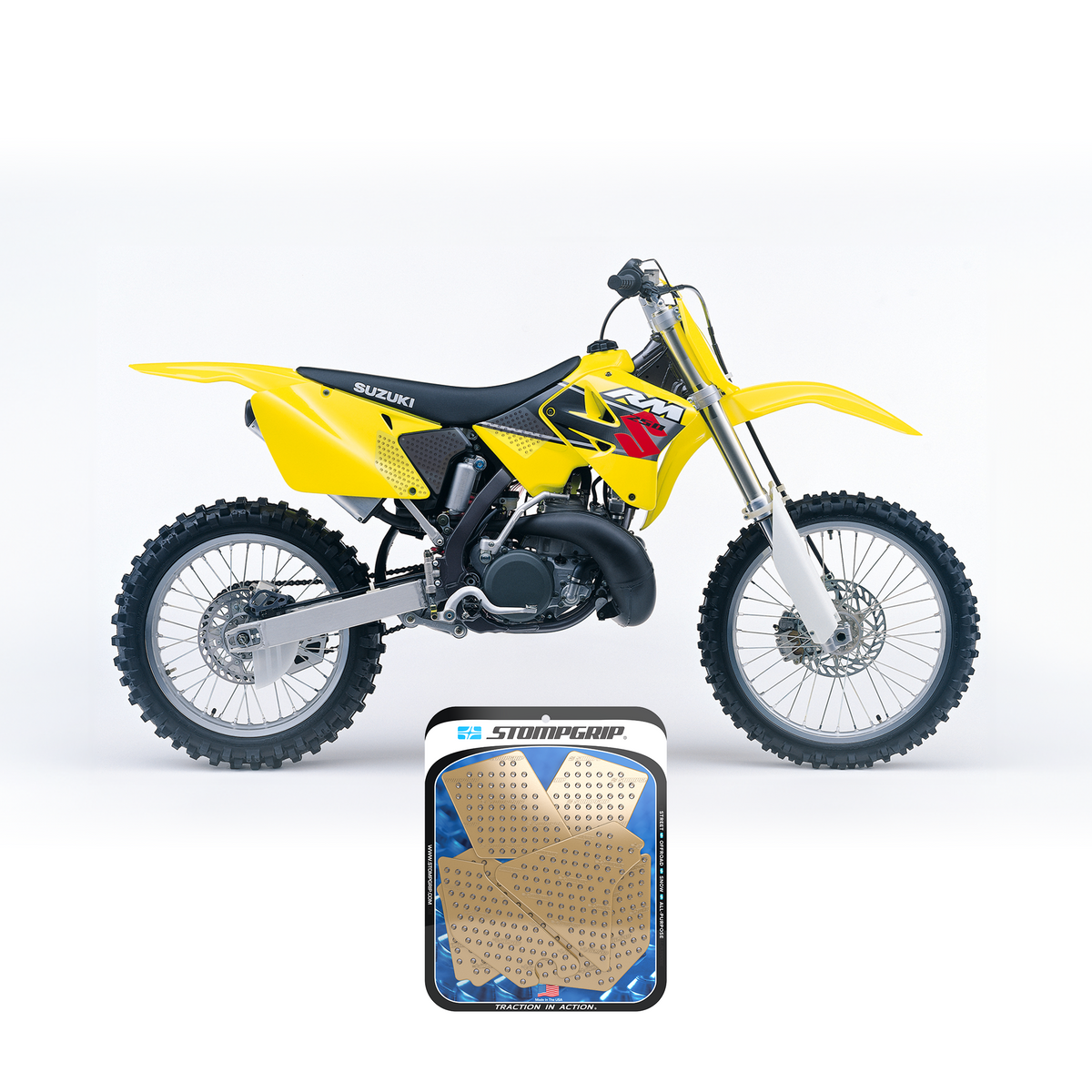 Suzuki RM125 01-02 Dirt Bike 3D Griptape Kit (0034)