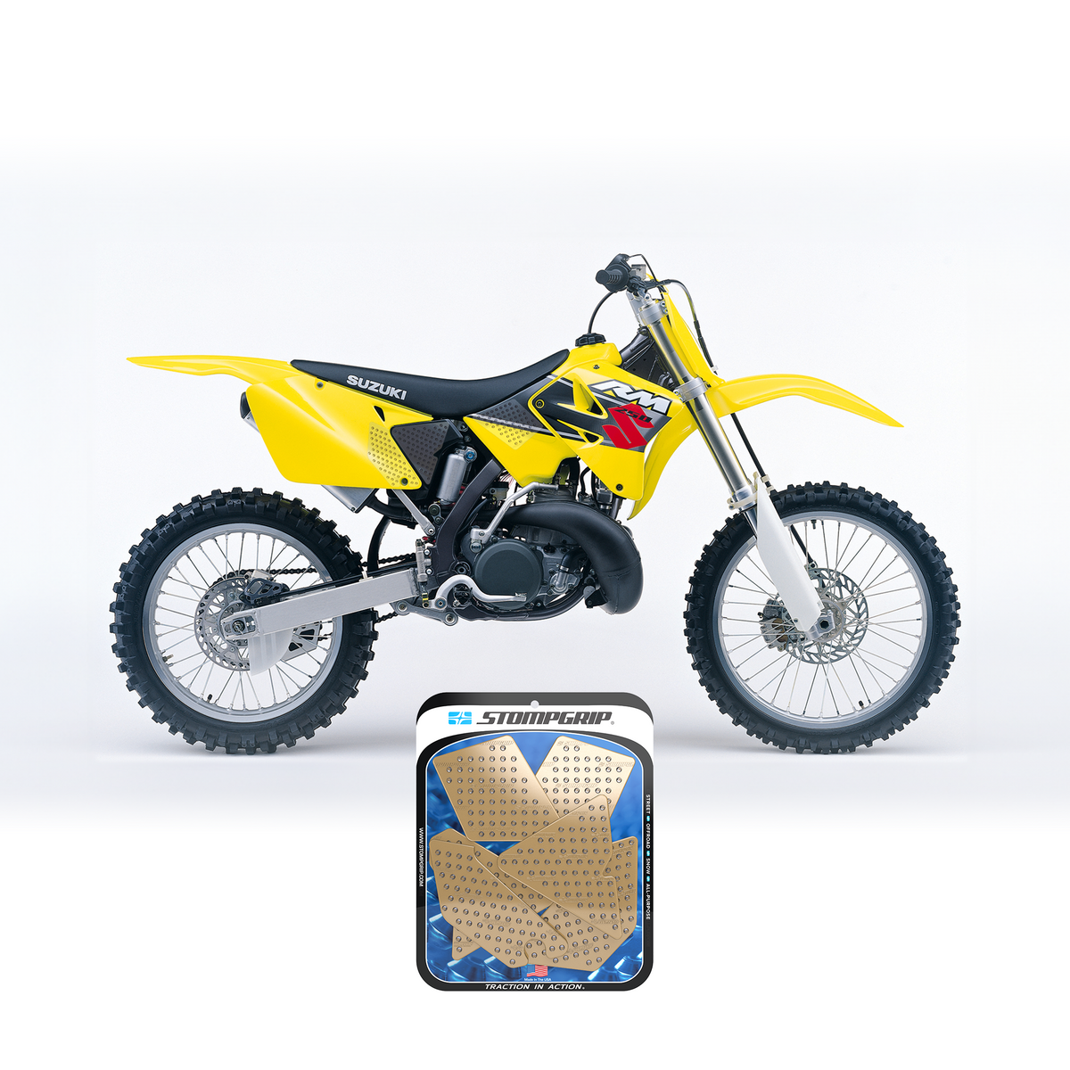 Suzuki RM250 01-02 Dirt Bike 3D Griptape Kit (0038)