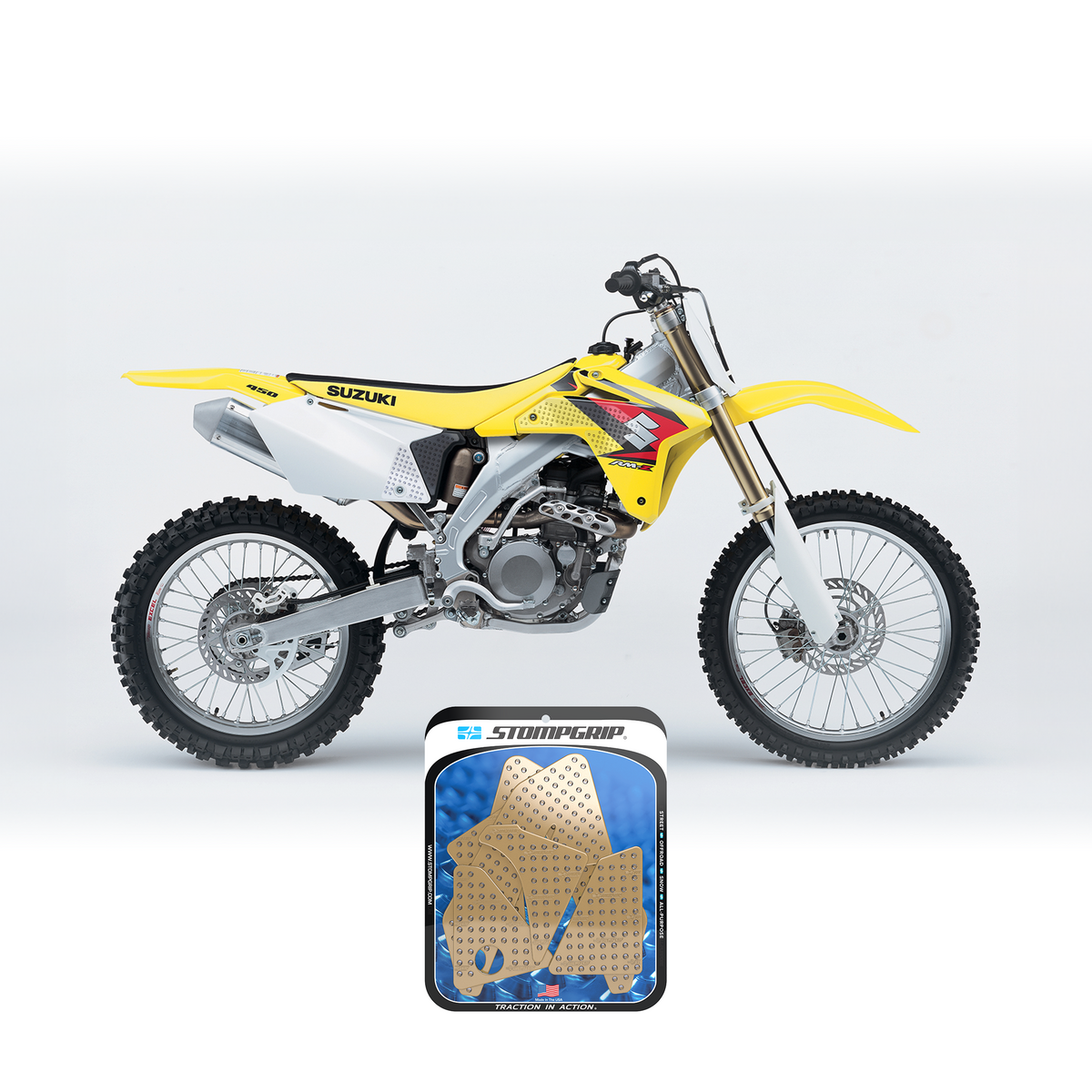 Suzuki RM-Z450 04-06 Dirt Bike 3D Griptape Kit (0039)