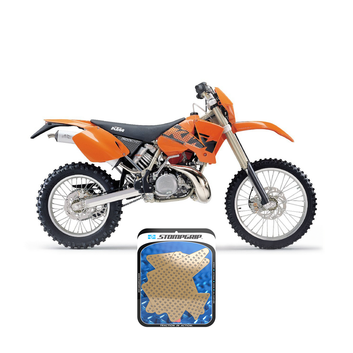 KTM 125/200/250/300/450/525 EXC 03 Dirt Bike 3D Griptape Kit (0044)