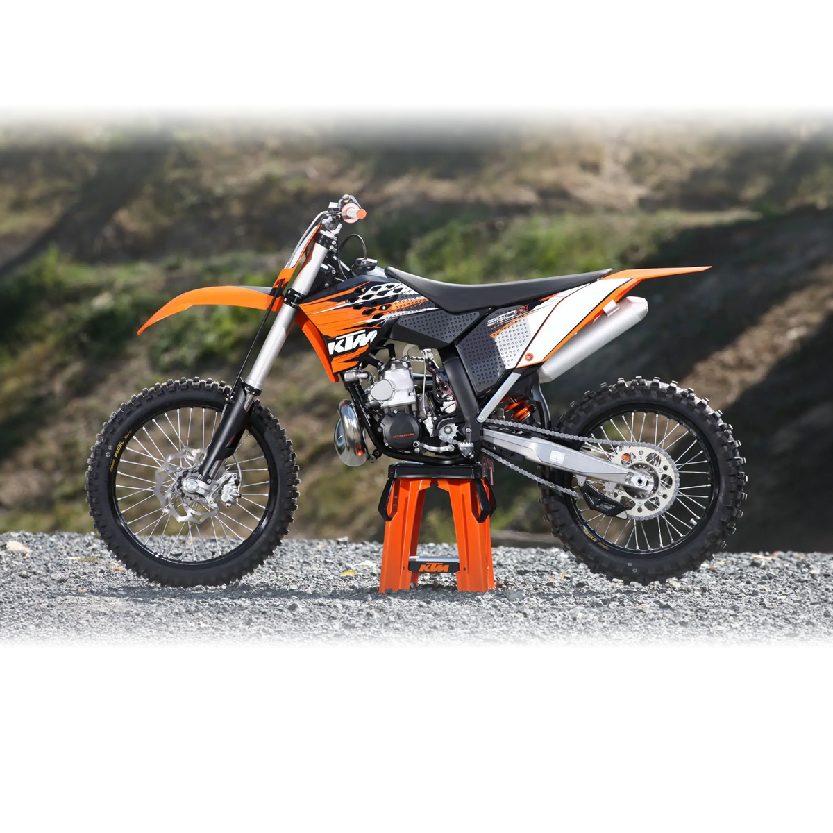 KTM 250/300/450 XC-W 08-11 Dirt Bike 3D Griptape Kit (0048-10)