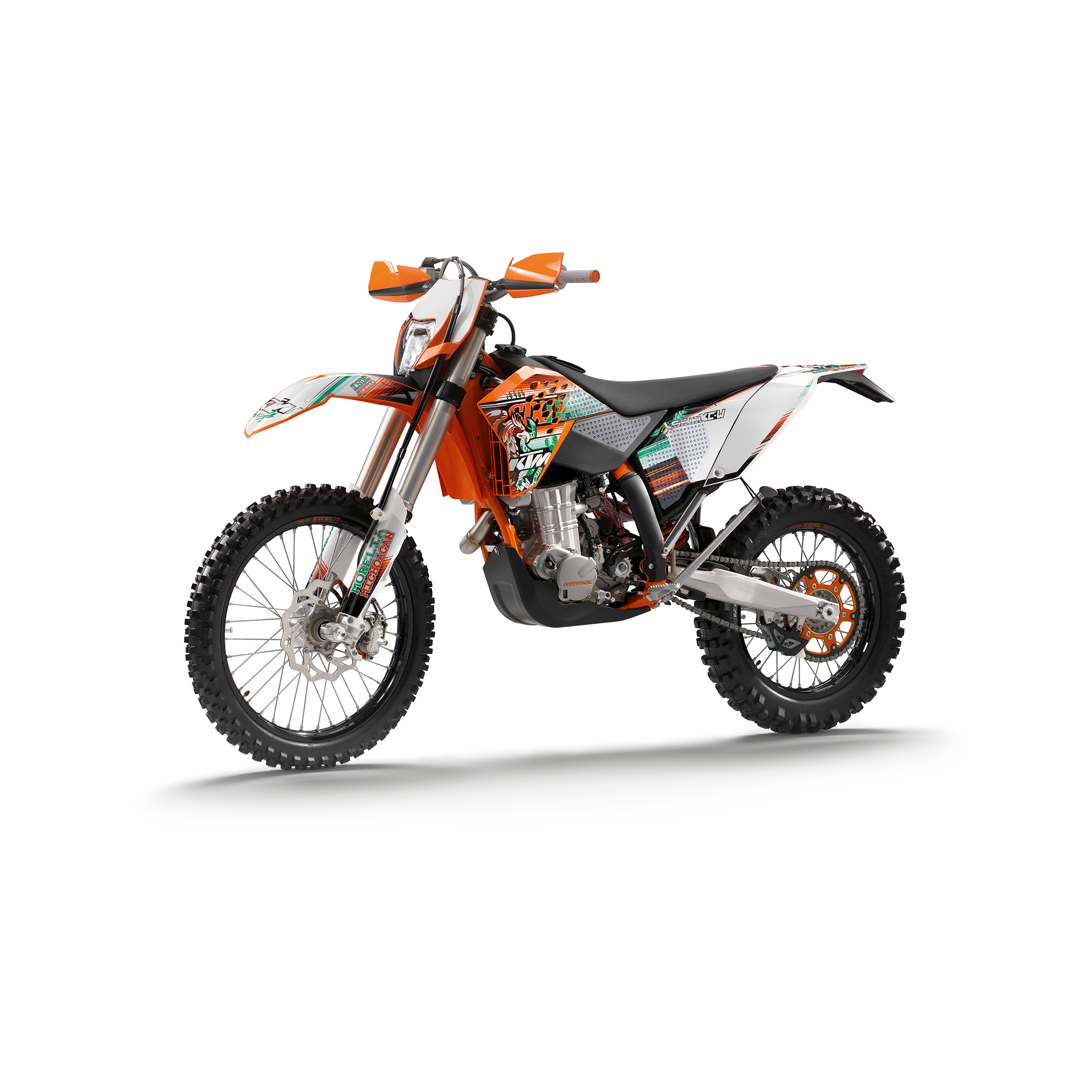 トップス ktm10 Stompgrip - KTM 400 XC-W 09-10 Dirt Bike 3D Griptape Kit (0048-11)
