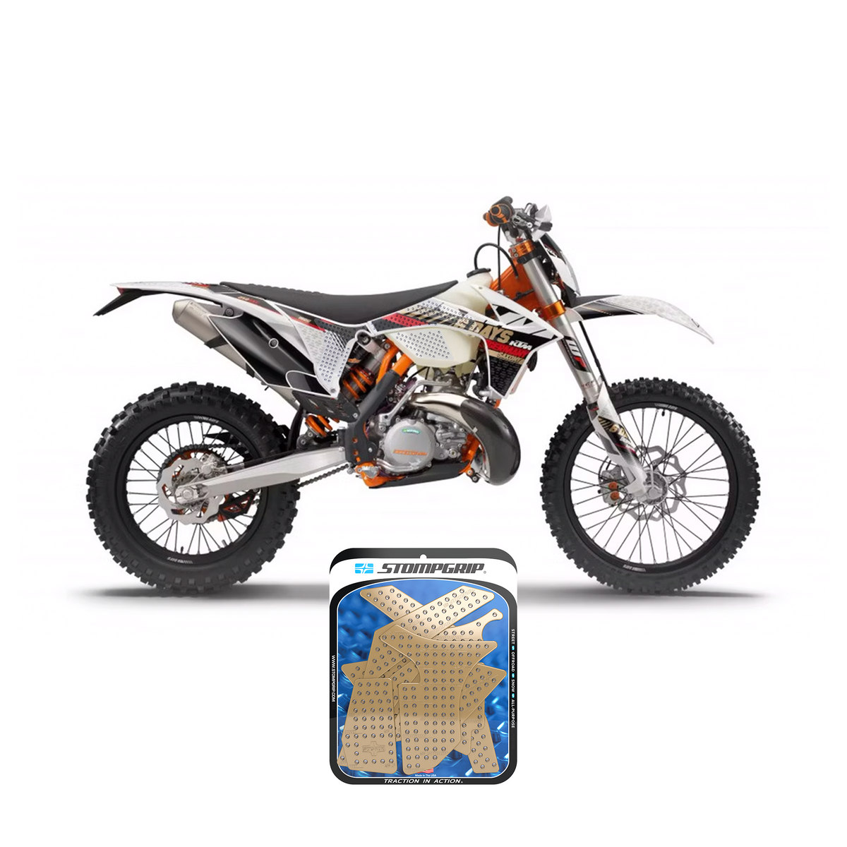 KTM 250/300 XC 2011 Dirt Bike 3D Griptape Kit (0050-3)