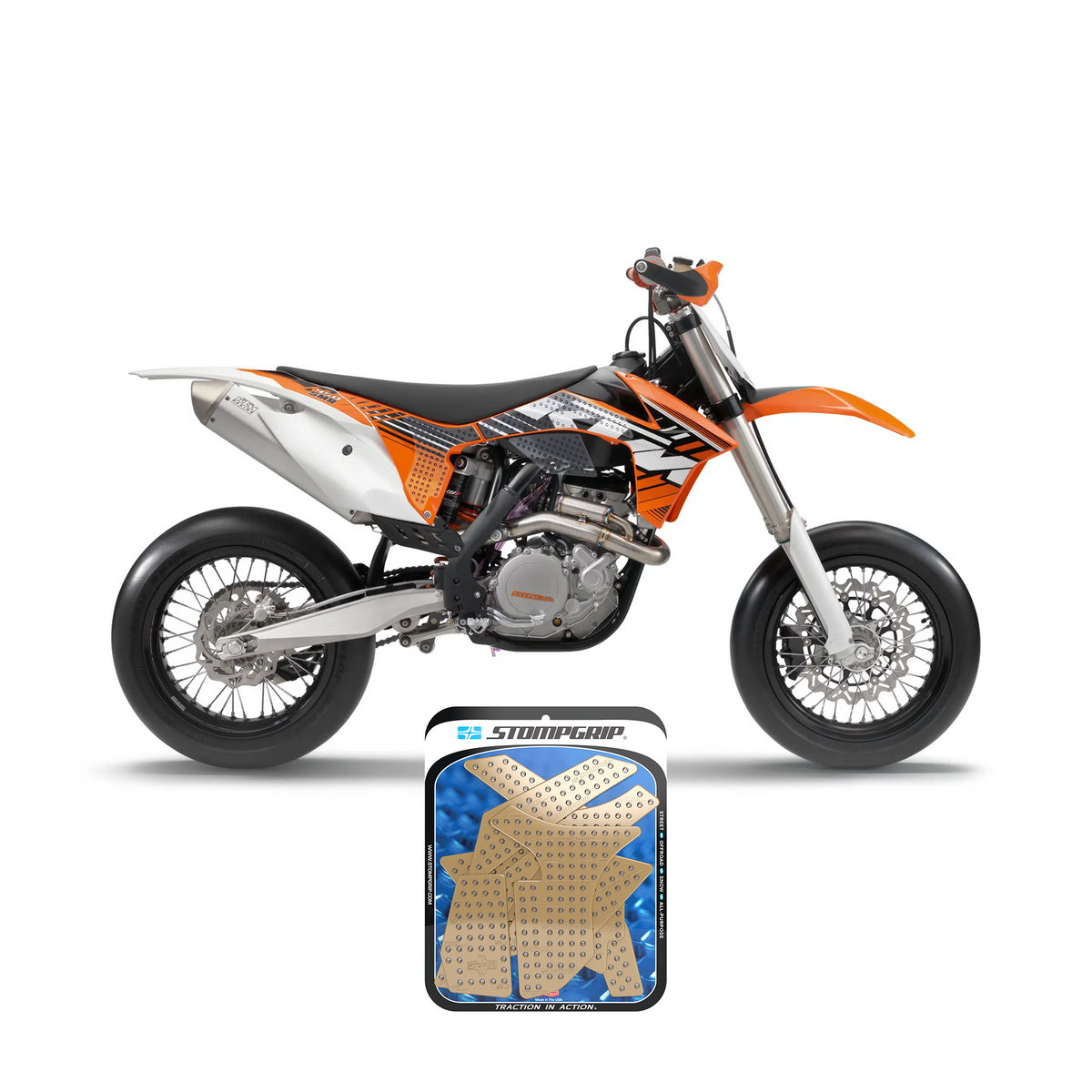 KTM 450 SMR 12-13 Dirt Bike 3D Griptape Kit (0051-4)