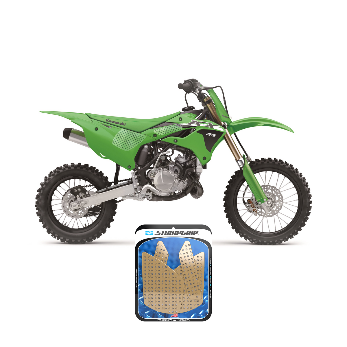 Kawasaki KX 85/100 14-23 Dirt Bike 3D Griptape Kit (0057)