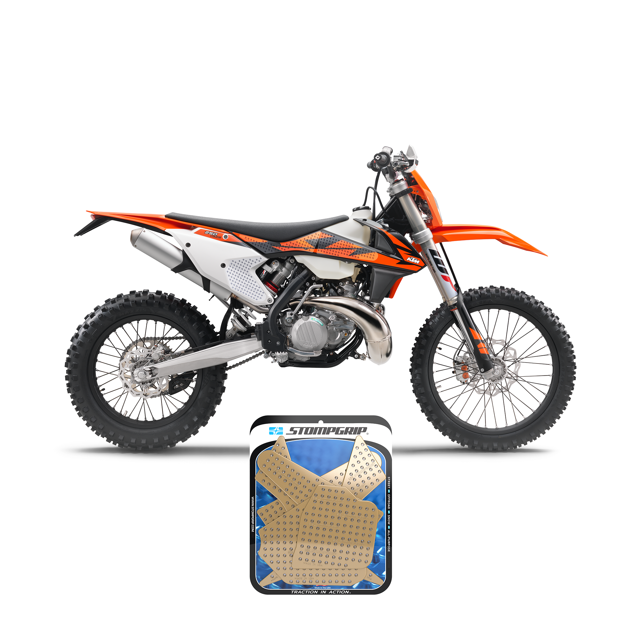 Stompgrip KTM 300 EXC 17 19 Dirt Bike 3D Griptape Kit 0058 1