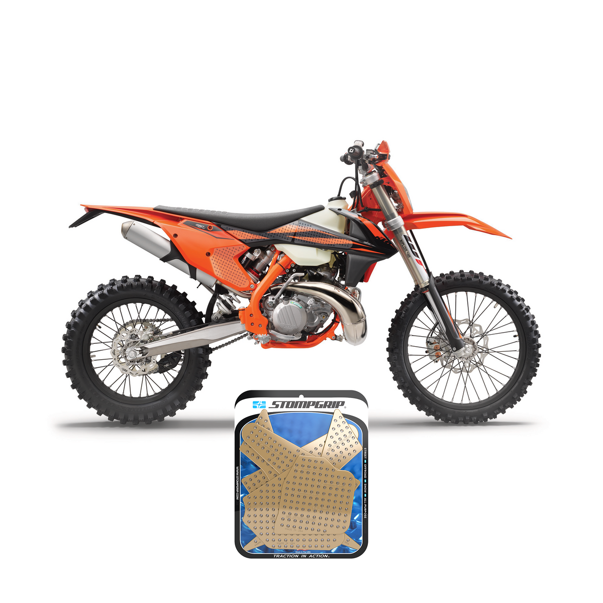 KTM 300 XC-W TPI Six Days 17-19 Dirt Bike 3D Griptape Kit (0058-10)