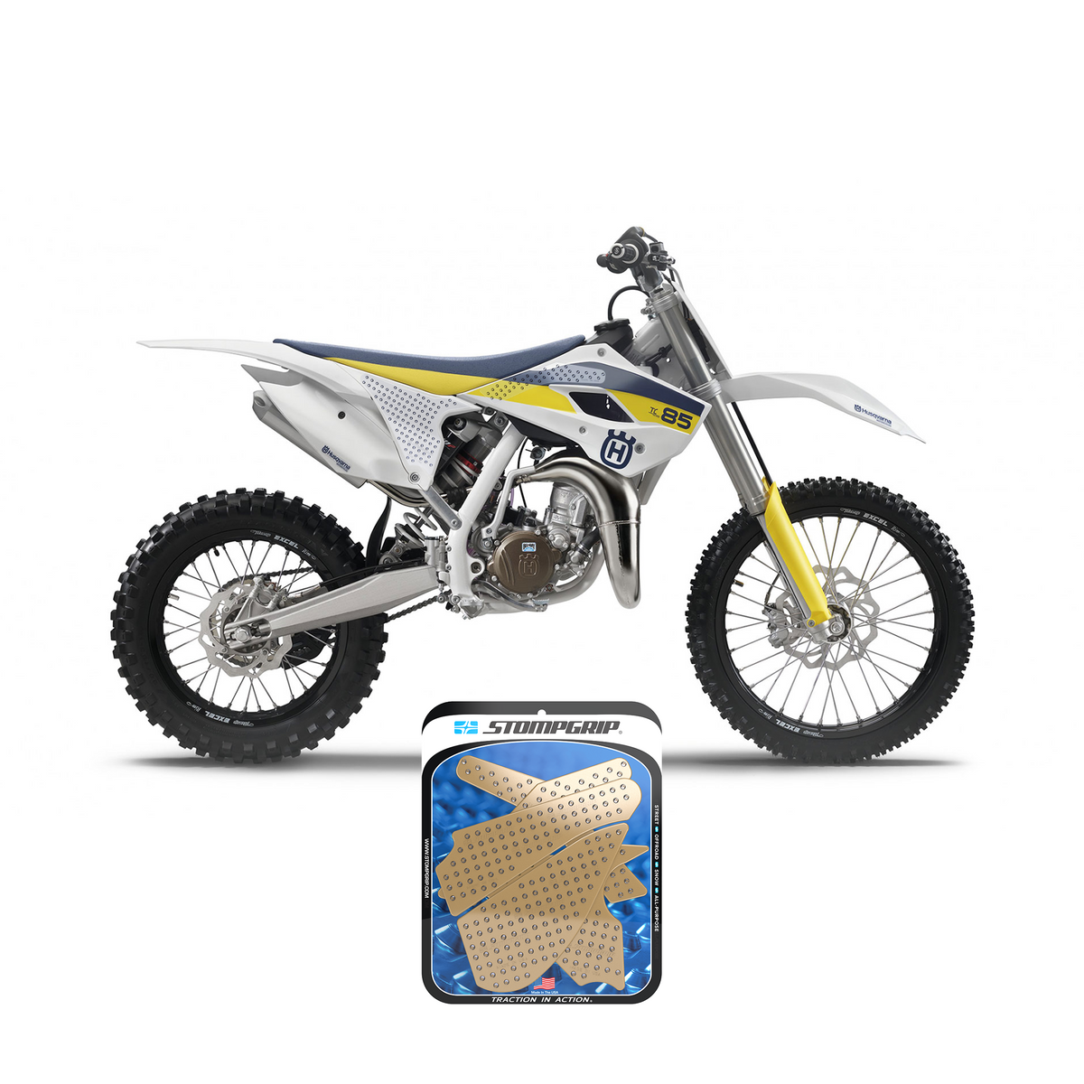 Husqvarna TC 85 13-17 Dirt Bike 3D Griptape Kit (0070)