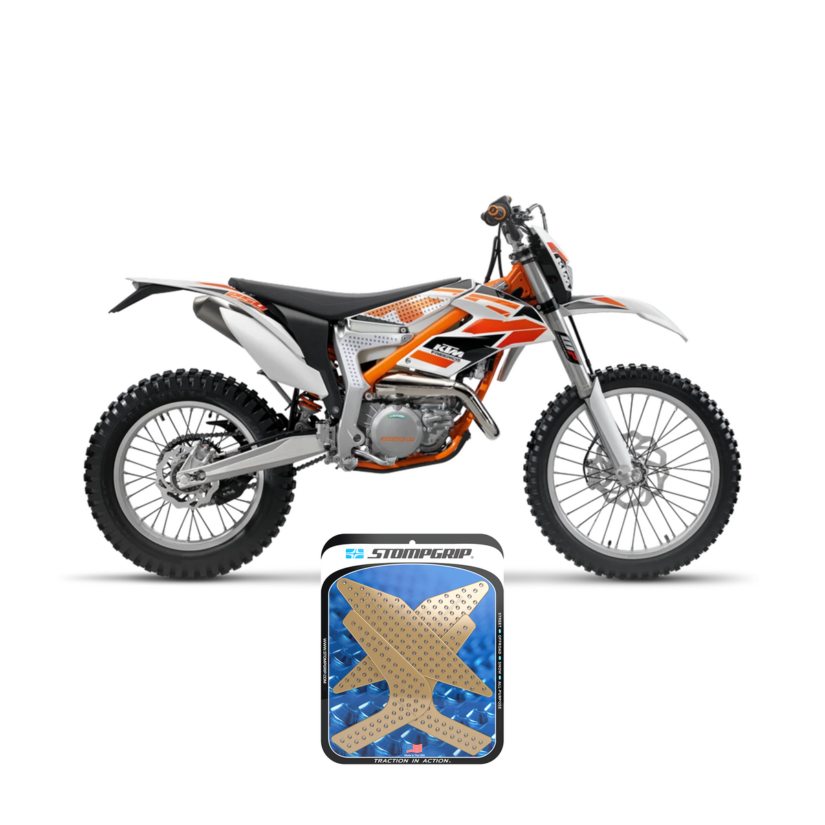 KTM Freeride 250R 16-17 Dirt Bike 3D Griptape Kit (0073)