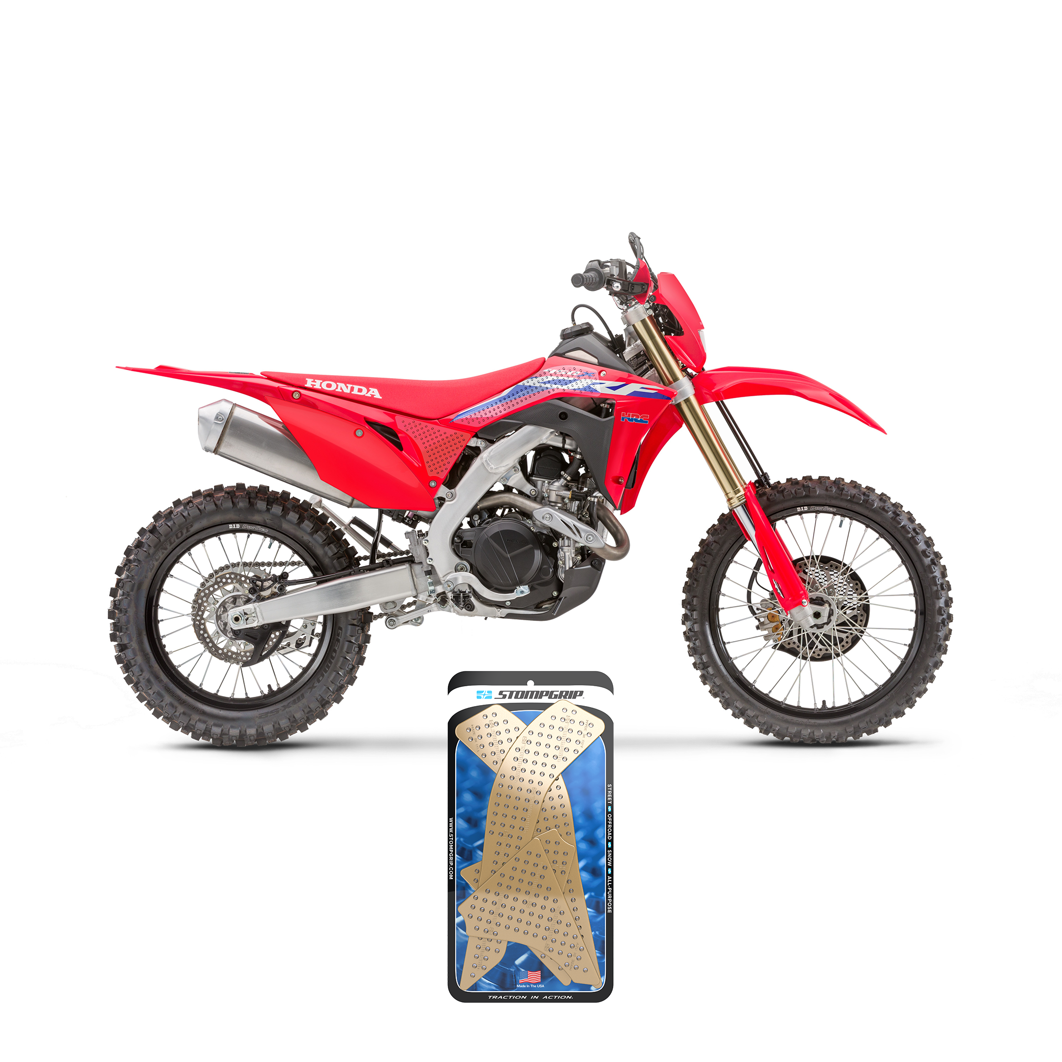 Stompgrip - Honda CRF450X/RL 19-26 Dirt Bike 3D Griptape Kit (0075-1)