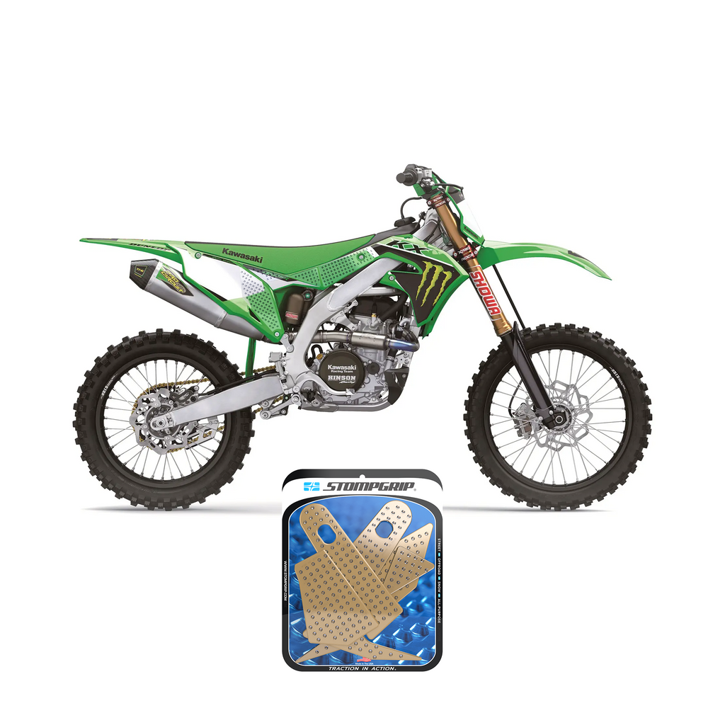 Stompgrip - Kawasaki KX 450/SR/X/XC 19-23 Dirt Bike 3D Griptape Kit (0