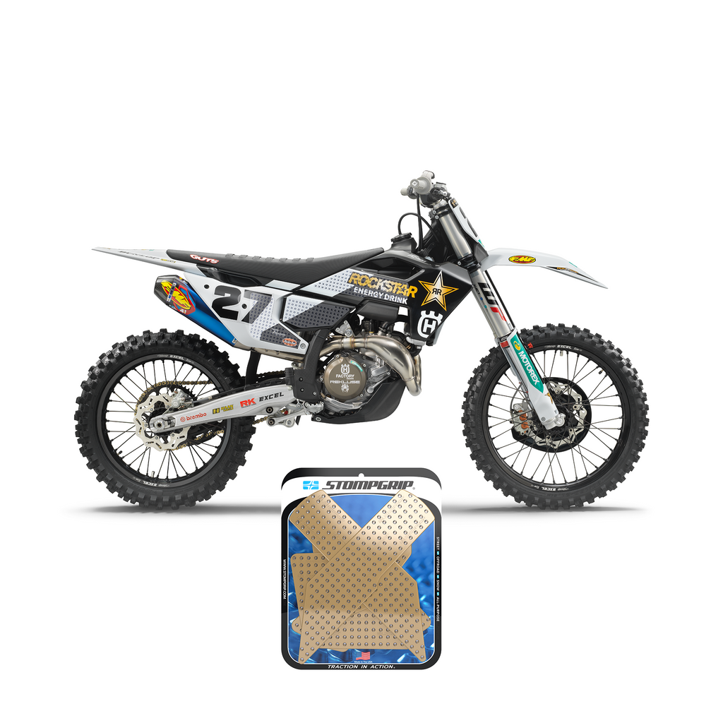 Stompgrip - Husqvarna FC 250/450 Rock Star 22-23 Dirt Bike 3D Griptape