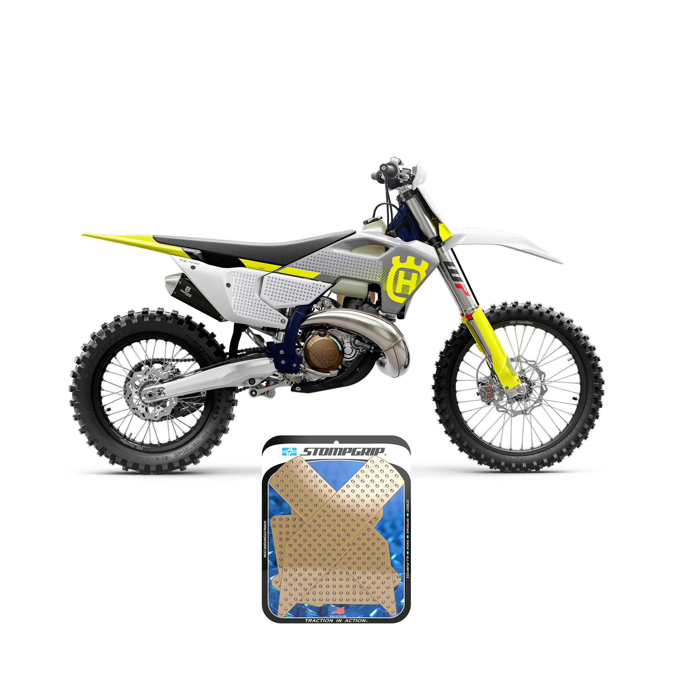 Stompgrip - Husqvarna TX 300 23-24 Dirt Bike 3D Griptape Kit (0090-5)