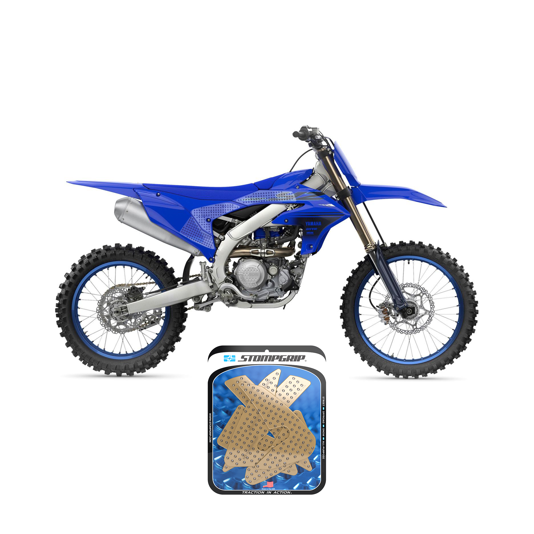 Stompgrip Yamaha YZ450F 23 24 Dirt Bike 3D Griptape Kit 0092