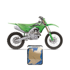 Stompgrip - Kawasaki KX 250/X 25-26 Dirt Bike 3D Griptape Kit (0095-1)