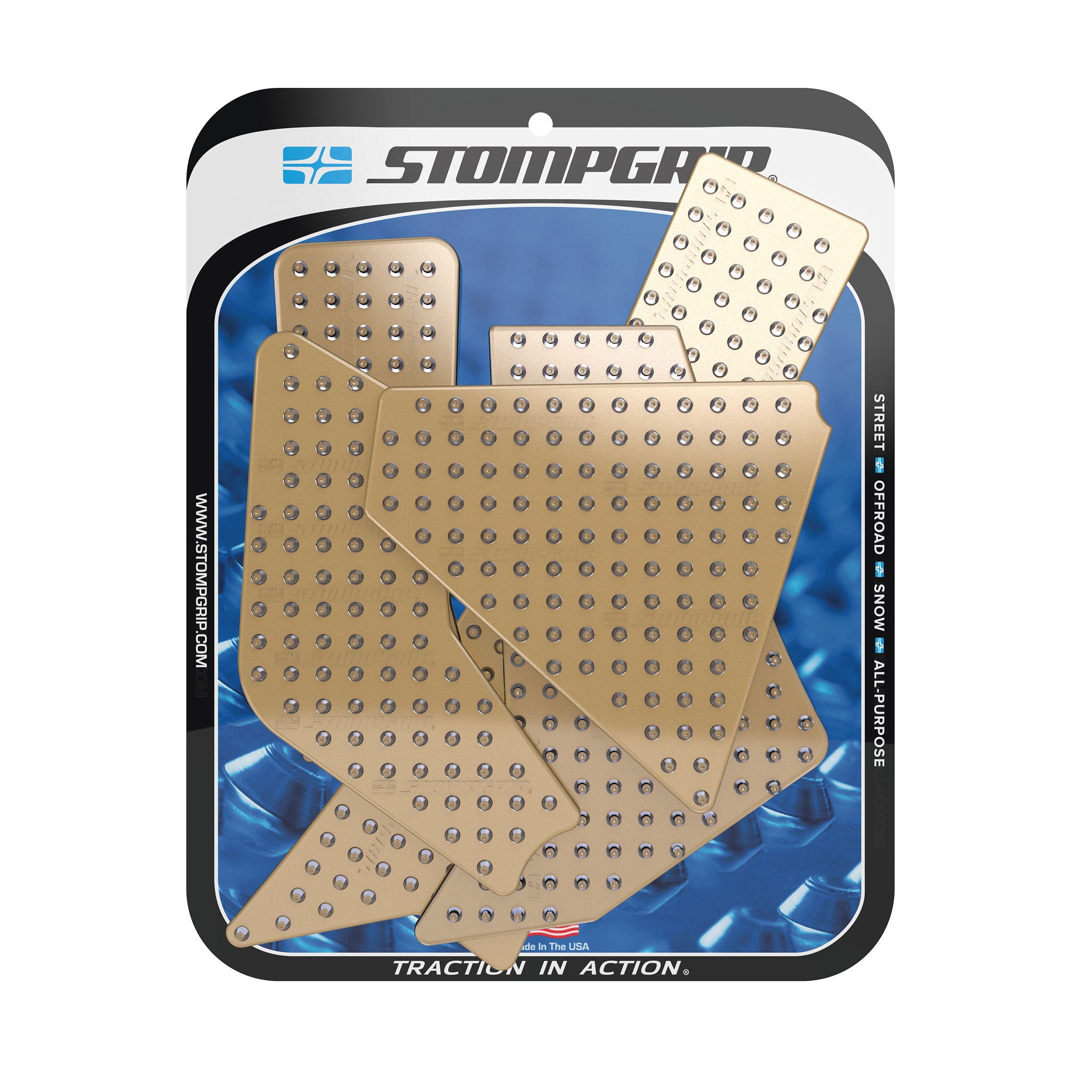 Stompgrip - Kawasaki KX 450/X 2024-2025 Dirt Bike 3D Griptape Kit (009