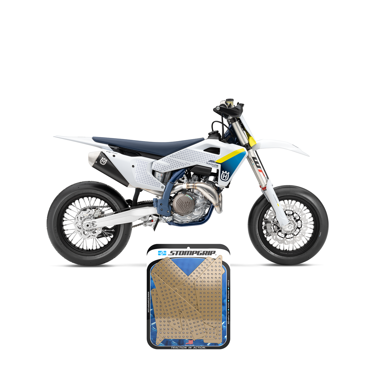 Stompgrip - Husqvarna FS 450 2025 Dirt Bike 3D Griptape Kit (0102-5)