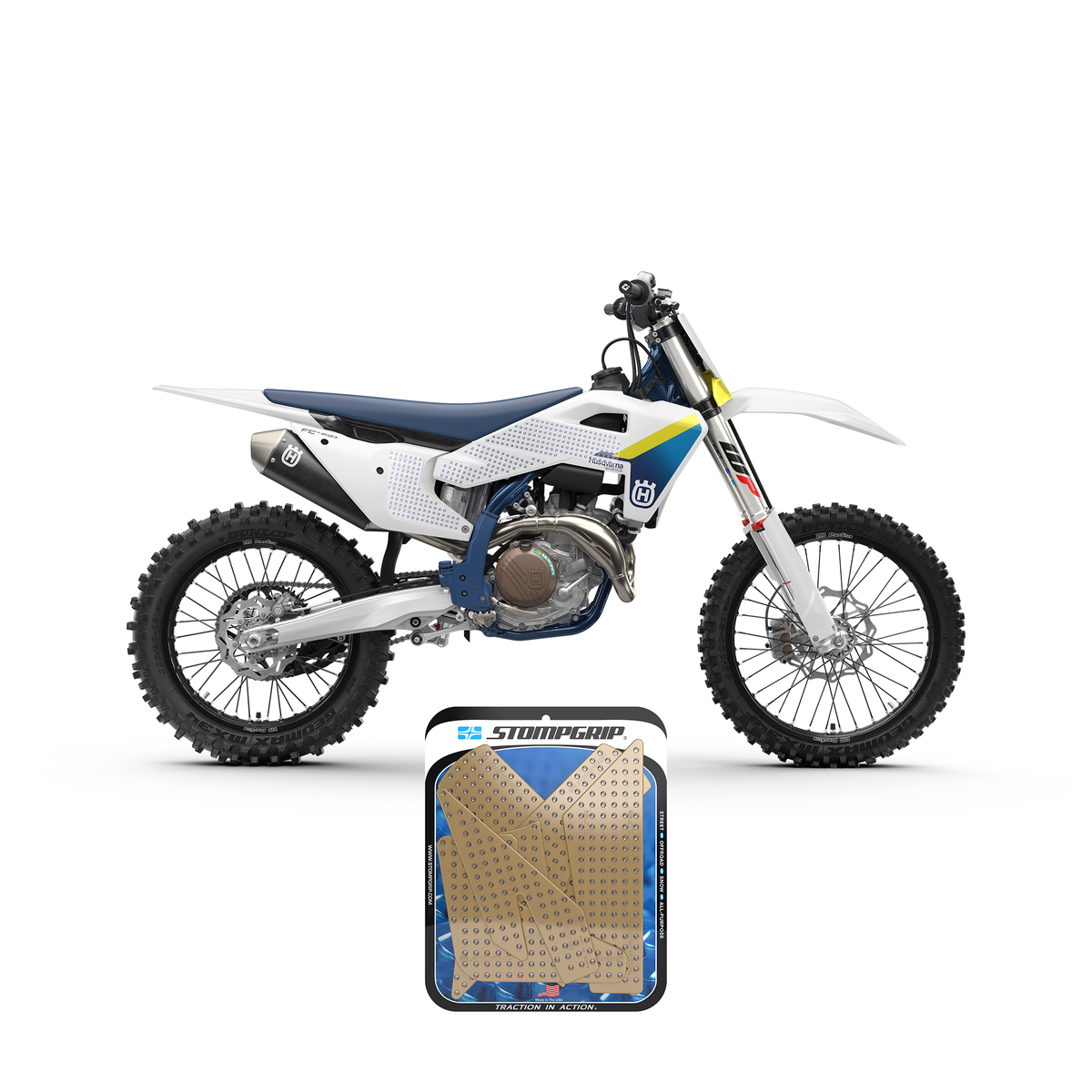 Stompgrip - Husqvarna FE 350/450/501 2026 Dirt Bike 3D Griptape Kit (0102-7)