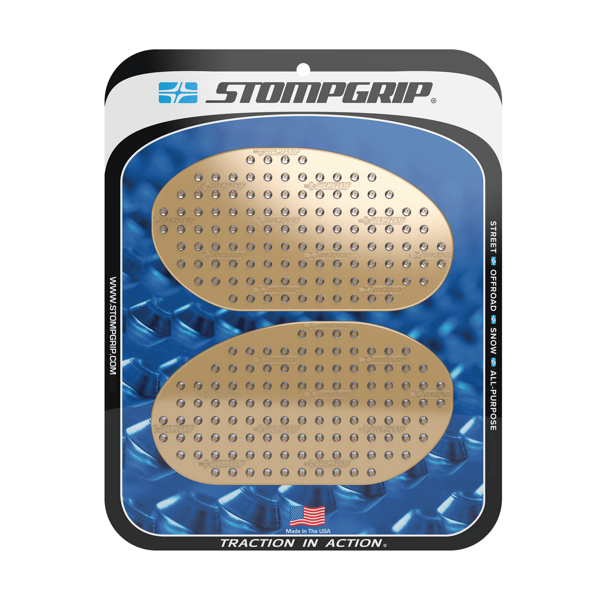 Stompgrip - Universal Street Bike: Small Sport Bike Tank Grips (0002)