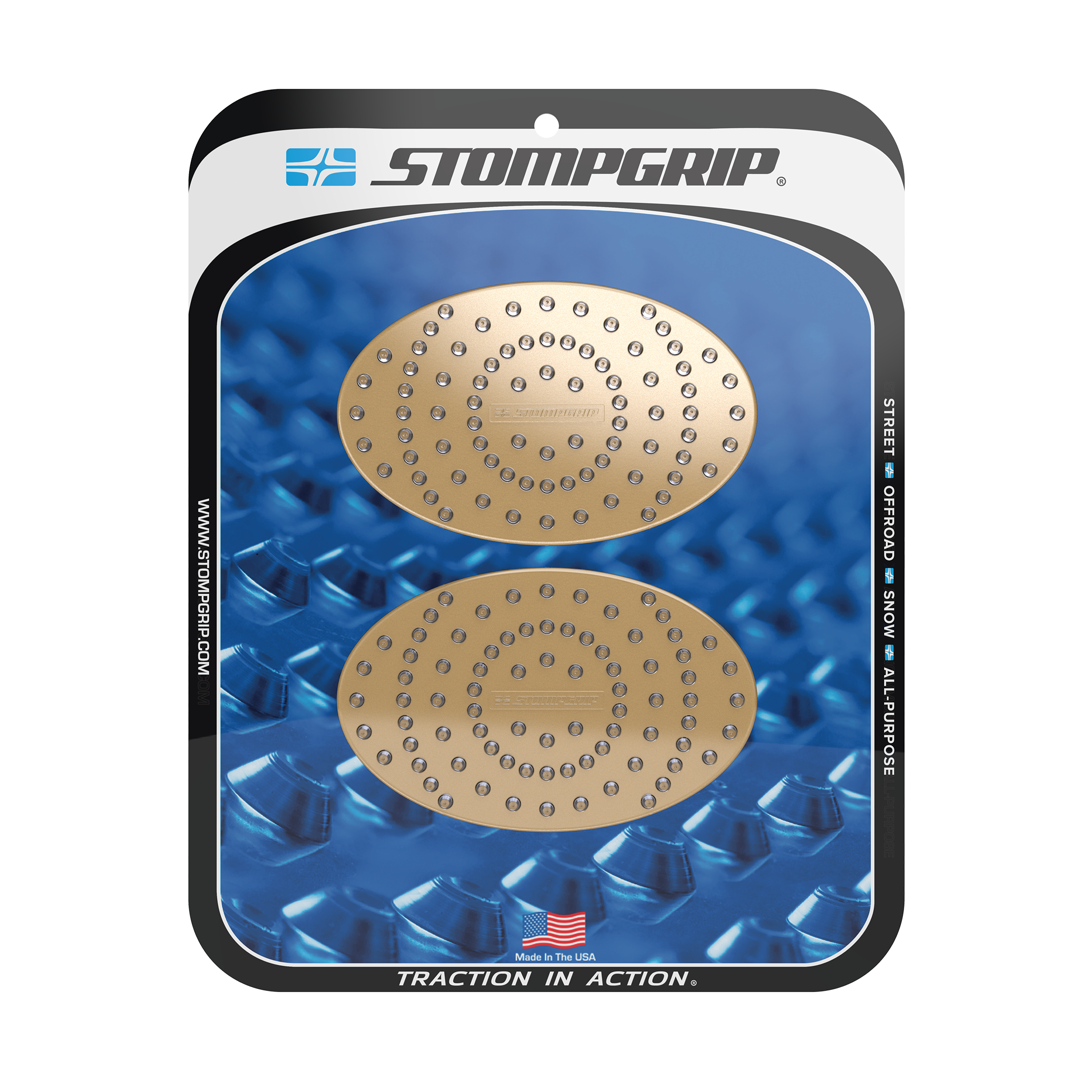 Stompgrip - Universal Street Bike: Oval Tank Grips (0003)
